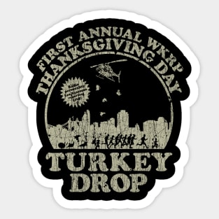 VINTAGE -  WKRP TURKEY DROP Sticker